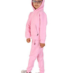 Trendy Toggs Kids Overhead Hoodie Pink Tracksuit