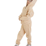 Trendy Toggs Kids Fleece Zip Up Nude Tracksuit