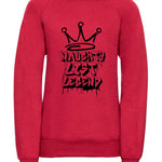 Trendy Toggs Kids Naughty List Legend Christmas Jumper Red