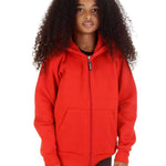 Trendy Toggs Kids Plain Red Zip Up Hoodie