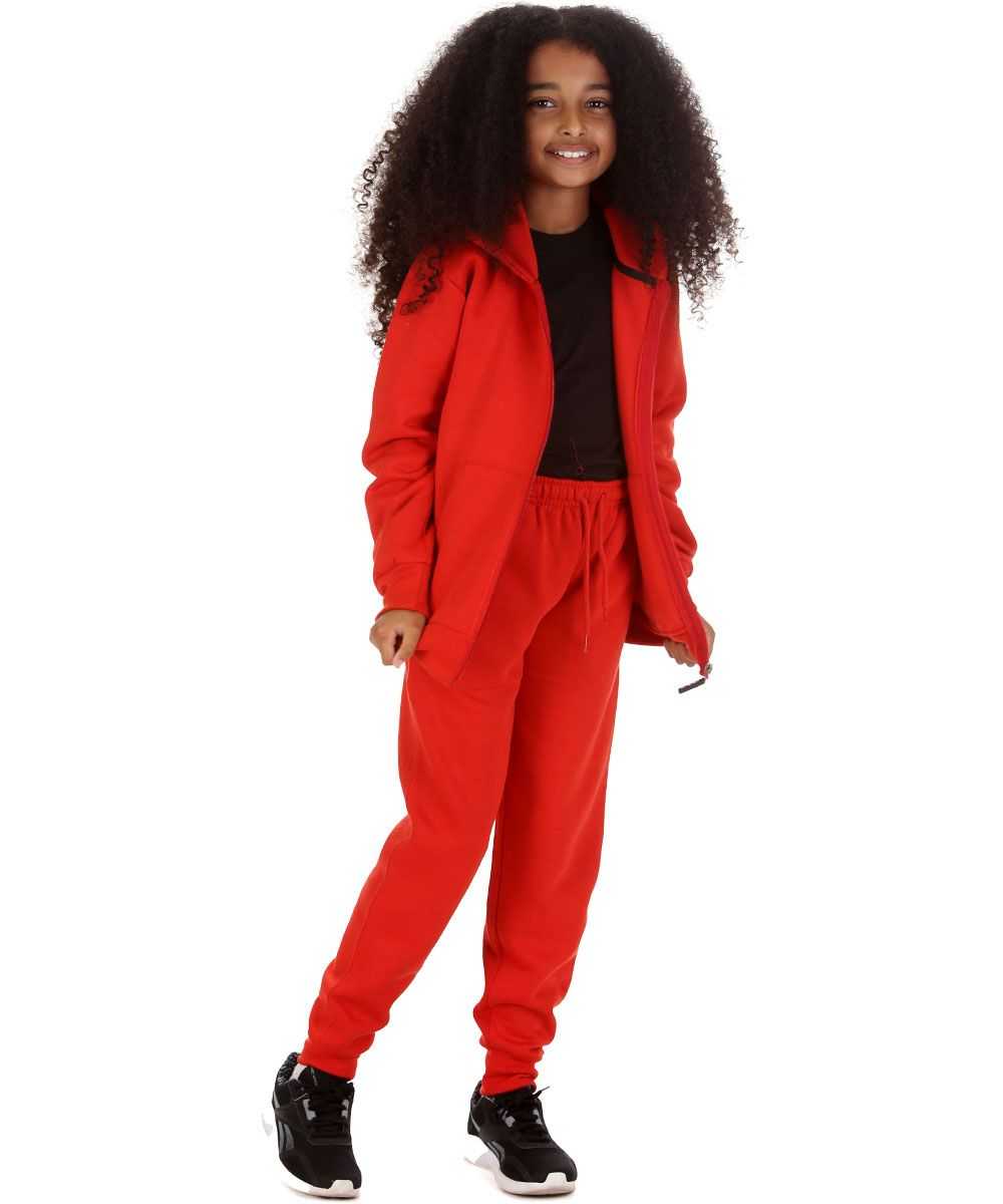 Trendy Toggs Kids Zip Up Red Tracksuit