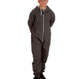 Trendy Toggs Kids Charcoal Zip Up Onesie