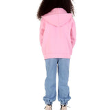 Trendy Toggs Kids Plain Pink Zip Up Hoodie