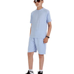 Kids Denim T-shirt and Shorts Set