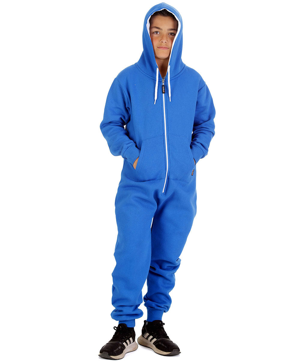 Trendy Toggs Kids Royal Blue Zip Up Onesie