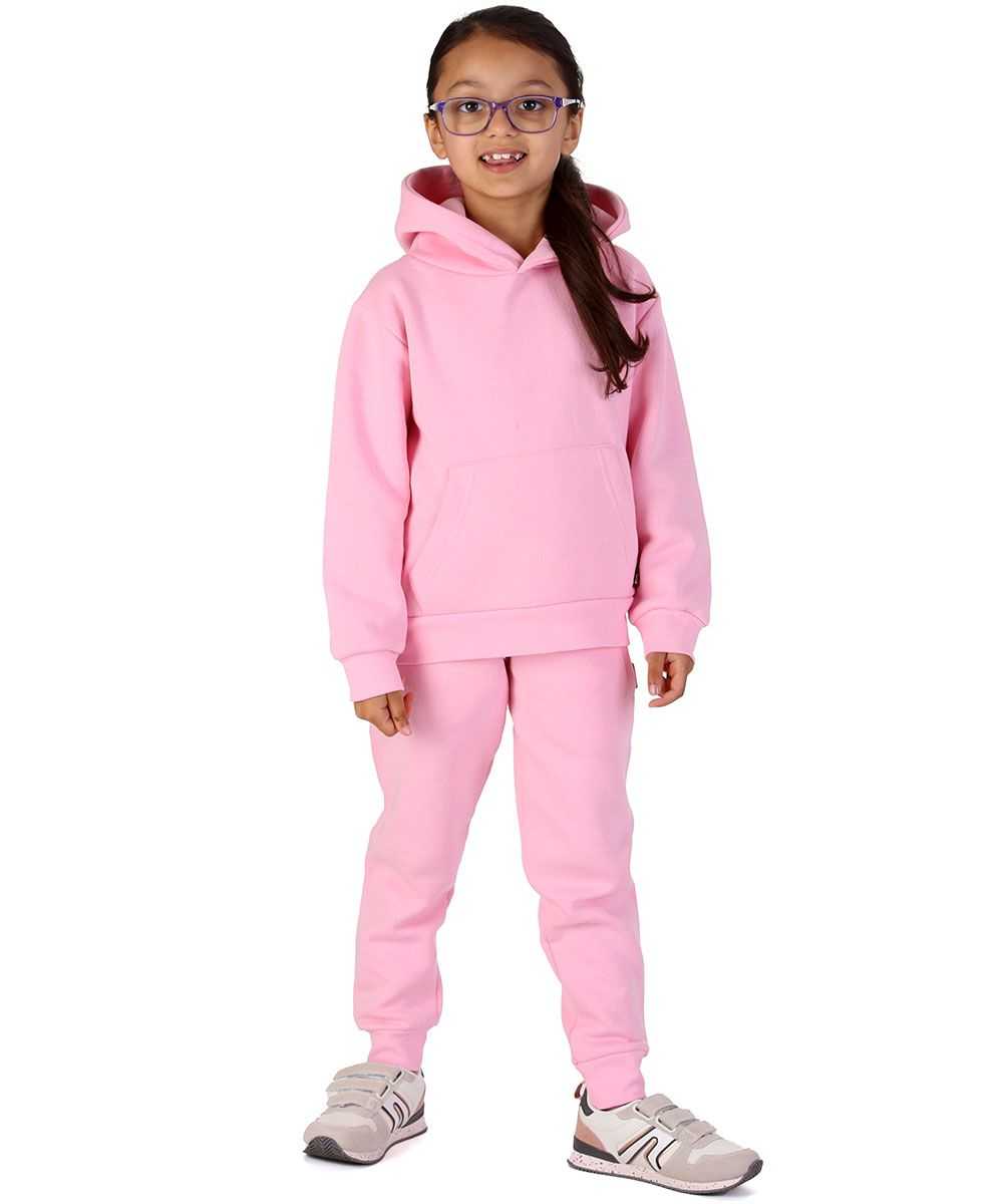 Trendy Toggs Kids Overhead Hoodie Pink Tracksuit