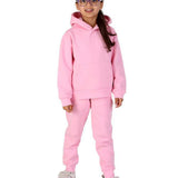Trendy Toggs Kids Overhead Hoodie Pink Tracksuit