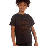 Trendy Toggs Kids Awesome Bro Rhinestone Black T-shirt