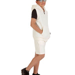 Kids Cream 2-Piece Gilet and Shorts Set