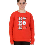 Trendy Toggs Kids Christmas HO HO HO Jumper Red
