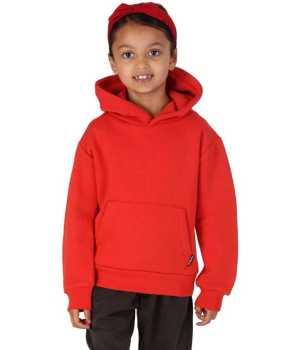 Trendy Toggs Kids Plain Overhead Red Hoodie