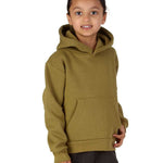 Trendy Toggs Kids Plain Overhead Olive Green Hoodie
