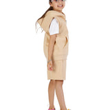Kids Nude 2-Piece Gilet and Shorts Set