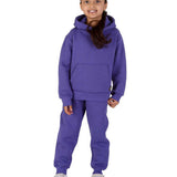 Trendy Toggs Kids Overhead Hoodie Purple Tracksuit
