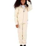 Trendy Toggs Kids Fleece Zip Up Cream Tracksuit