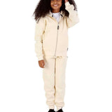 Trendy Toggs Kids Fleece Zip Up Cream Tracksuit
