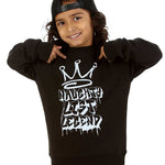 Trendy Toggs Kids Naughty List Legend Christmas Jumper Black