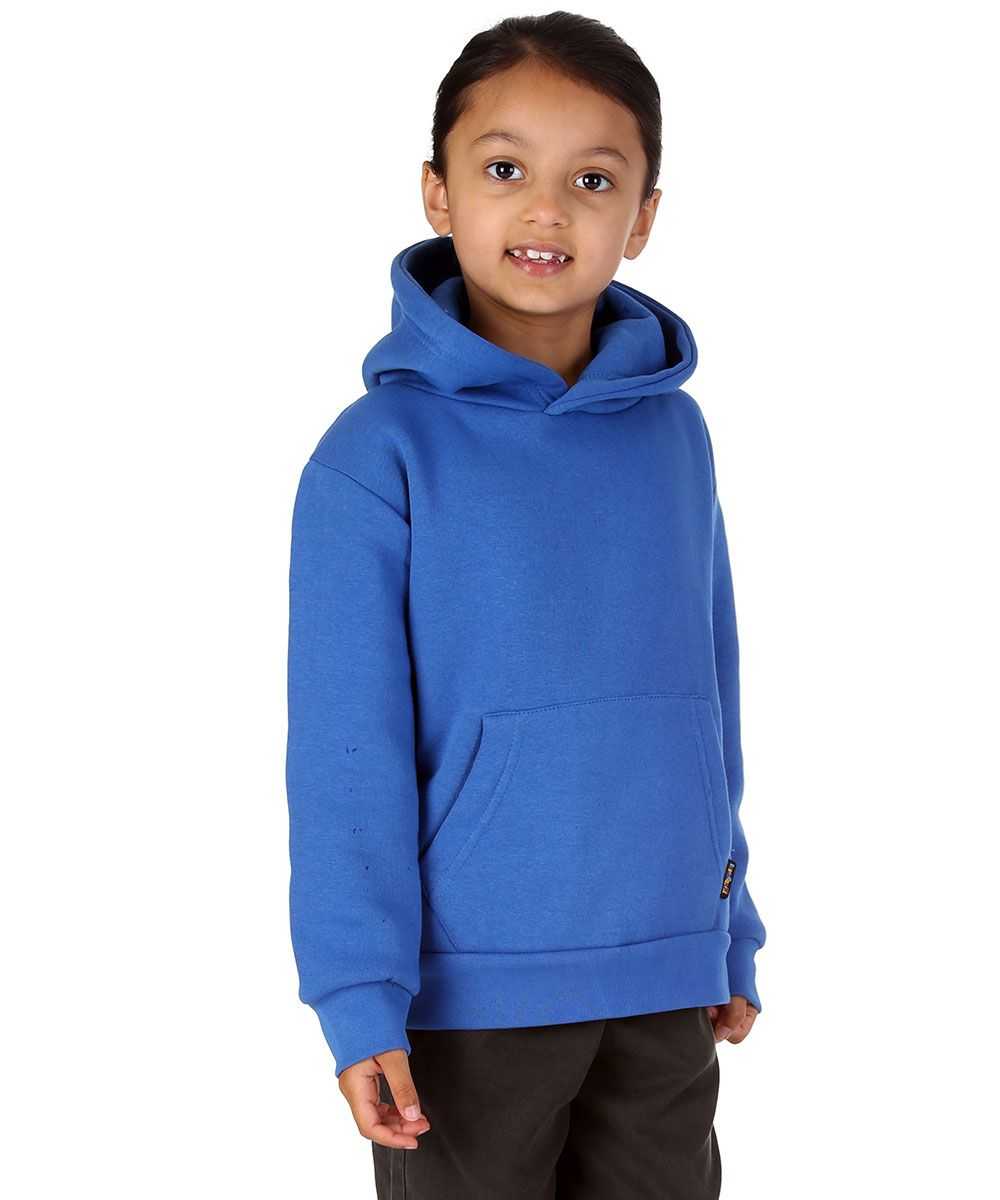 Trendy Toggs Kids Plain Overhead Royal Blue Hoodie