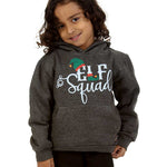Trendy Toggs Kids Elf Squad Overhead Hoodie Charcoal