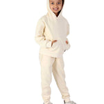 Trendy Toggs Kids Overhead Hoodie Cream Tracksuit