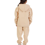 Trendy Toggs Kids Fleece Zip Up Nude Tracksuit
