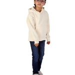 Trendy Toggs Kids Plain Overhead Cream Hoodie
