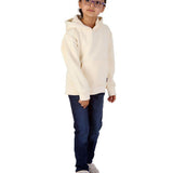 Trendy Toggs Kids Plain Overhead Cream Hoodie
