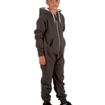 Trendy Toggs Kids Charcoal Zip Up Onesie