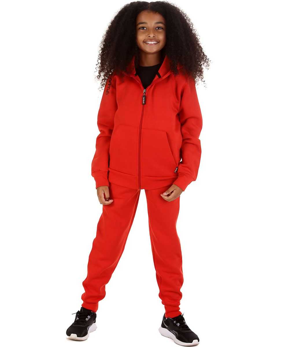 Trendy Toggs Kids Zip Up Red Tracksuit