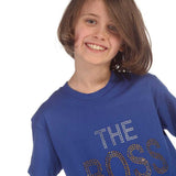 Trendy Toggs Kids The Boss Rhinestone Blue T-shirt