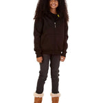 Trendy Toggs Kids Plain Black Zip Up Hoodie