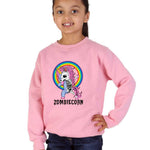 Trendy Toggs Zombiecorn Girls Pink Sweatshirt