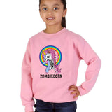 Trendy Toggs Zombiecorn Girls Pink Sweatshirt