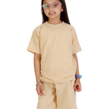 Kids Nude T-shirt and Shorts Set