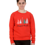 Trendy Toggs Kids Magical Moments Christmas Tree jumper Red