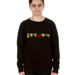 Trendy Toggs Kids Elf Christmas Jumper Black