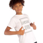 Trendy Toggs Kids Awesome Bro Rhinestone White T-shirt