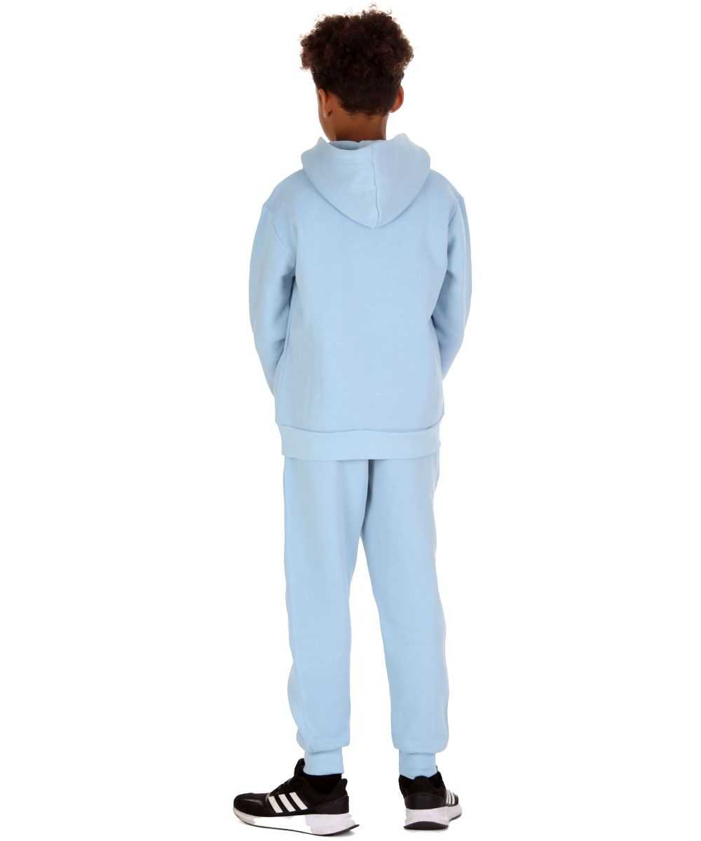 Trendy Toggs Kids Fleece Zip Up Denim Blue Tracksuit