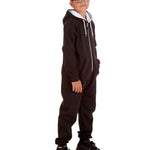 Trendy Toggs Kids Black Zip Up Onesie