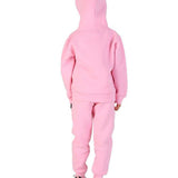 Trendy Toggs Kids Overhead Hoodie Pink Tracksuit