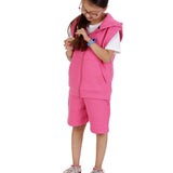 Kids Cerise 2-Piece Gilet and Shorts Set