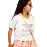 Trendy Toggs Kids Baby Shark Rhinestone White T-shirt