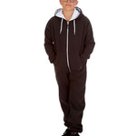 Trendy Toggs Kids Black Zip Up Onesie