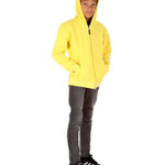 Trendy Toggs Kids Plain Yellow Zip Up Hoodie
