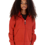 Trendy Toggs Kids Plain Rust Zip Up Hoodie