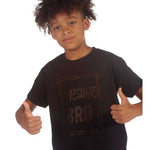 Trendy Toggs Kids Awesome Bro Rhinestone Black T-shirt