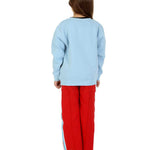 Trendy Toggs Kids Christmas Snowman Jumper Denim Blue