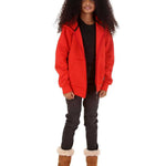Trendy Toggs Kids Plain Red Zip Up Hoodie