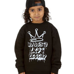 Trendy Toggs Kids Naughty List Legend Christmas Jumper Black