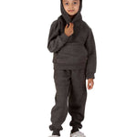 Trendy Toggs Kids Overhead Hoodie Charcoal Tracksuit
